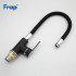 Смеситель Frap F4042 для кухни гибкий излив черный
