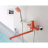 Смеситель Frap F2232 для ванны с душем оранжевый