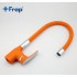 Смеситель Frap F4453-02 для кухни гибкий излив оранжевый