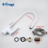 Смеситель Frap F4453-03 для кухни гибкий излив белый