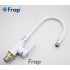 Смеситель Frap F4453-03 для кухни гибкий излив белый