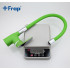 Смеситель Frap F4453-05 для кухни гибкий излив зеленый