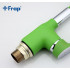 Смеситель Frap F4453-05 для кухни гибкий излив зеленый