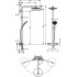 Душевая стойка Hansgrohe Raindance Select S 240 2jet 27129000 Showerpipe