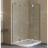 Душевой уголок Vegas Glass AFS-F Lux 120*90 07 01 R профиль матовый хром, стекло прозрачное