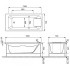 Акриловая ванна Jacob Delafon Sofa 150x70