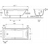 Акриловая ванна Jacob Delafon Odeon Up 170x75