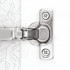 Шкаф-пенал Style Line Эко Стандарт 36 с зеркальными вставками белый