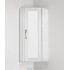 Шкаф Style Line Эко Стандарт 30 угловой с зеркальными вставками белый