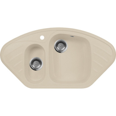 Мойка кухонная AquaGranitEx M-14 бежевая