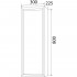 Шкаф Marka One Seattle 30П wood, L
