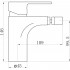 Смеситель BelBagno Loyd LOY BD CRM для биде