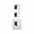 Термостат Bossini Cube 2 Outlets LP Z032203 для ванны с душем, хром