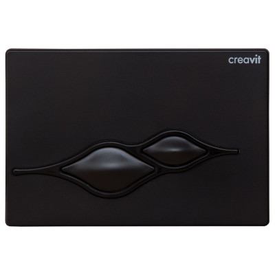 Кнопка смыва Creavit Ufo GP1002.01 черный матовый