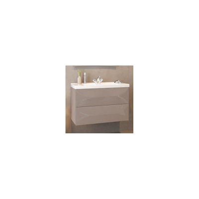 Тумба с раковиной Marka One Elegant 80П cappuccino