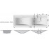 Мебель для ванной Velvex Pulsus 140 подвесная, дуб