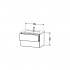 Тумба для комплекта Duravit L-Cube LC6241 83 белая