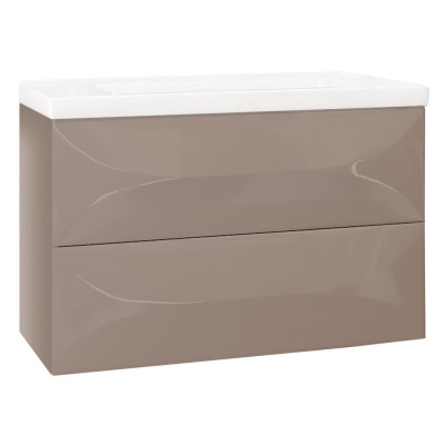 Тумба для комплекта Marka One Elegant 80П cappuccino