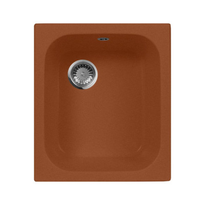 Мойка кухонная AquaGranitEx M-17 терракот
