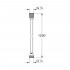 Душевой шланг Grohe Silverflex 28362A00 125см, темный графит