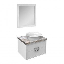 Мебель для ванной Kerama Marazzi Canaletto 60 со столешницей, белая