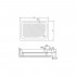 Поддон для душа RGW Acrylic B/CL-S 70х90