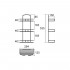 Полка Milardo 013W030M44