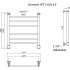 Полотенцесушитель водяной Тругор ЛЦ Аспект НП 2 60x40