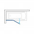 Шторка на ванну Koller Pool Waterfall Line QP95 L Chrome Clear + набор в подарок