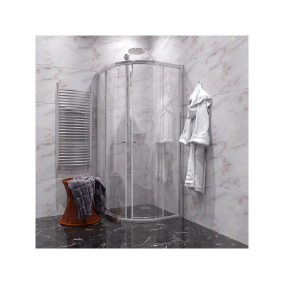 Душевой уголок GuteWetter Guwer GK-664R 90x90 см стекло бесцветное, профиль хром