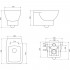 Чаша для унитаза подвесного BelBagno Lago BB128CH