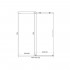 Душевая дверь в нишу Good Door Puerta WTW-120-C-CH