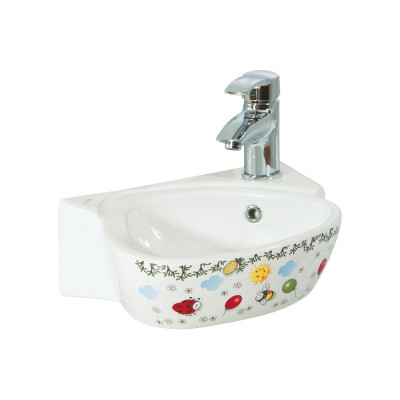 Рукомойник Creavit Cocuk CK035D с декором