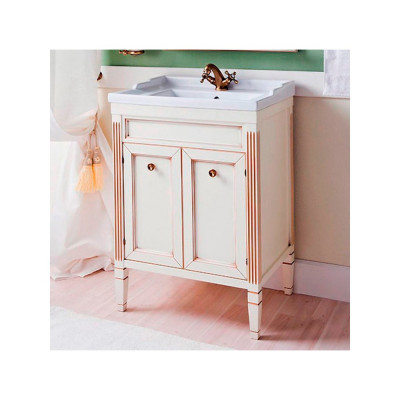 Тумба с раковиной Caprigo Альбион 60 BIANCO Antico