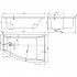 Акриловая ванна Vagnerplast Veronela 160 R