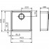 Мойка кухонная Reginox Ohio 40x40 Cuadrat LUX OKG L сталь