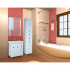 Зеркало-шкаф Bellezza Натали 70 L белый