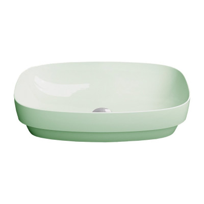 Раковина Catalano Green Lux 65x40 зеленый матовый