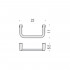 Полотенцедержатель Colombo Design Lulu B6231.gold