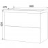 Тумба для комплекта Marka One Lacio 80П wood