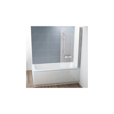 Шторка на ванну Ravak CVS1-80 R Transparent, профиль блестящий