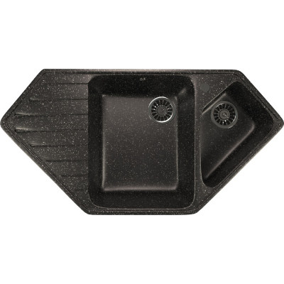 Мойка кухонная Mixline ML-GM25 черный