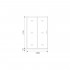 Душевая дверь в нишу Good Door Latte WTW-140-C-WE
