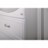 Тумба для комплекта ASB-Woodline Берта 85 белая, патина серебро