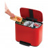 Мусорное ведро Brabantia Bo Pedal Bin 121029 11 + 11 + 11 л