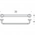 Полотенцедержатель Colombo Design Nordic B5209