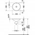 Комплект Смеситель Hansgrohe Talis Select S 72042000 для раковины + Рукомойник Duravit Architec 0468400000
