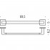 Полотенцедержатель Colombo Design BasicQ B3711 70 см, хром
