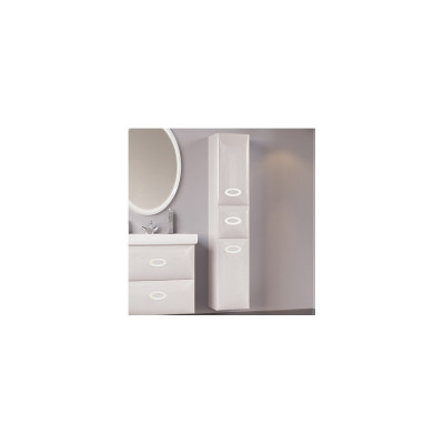 Шкаф-пенал Marka One Arrondi 30П white, R