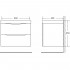 Тумба с раковиной BelBagno Marino 65 rovere grigio